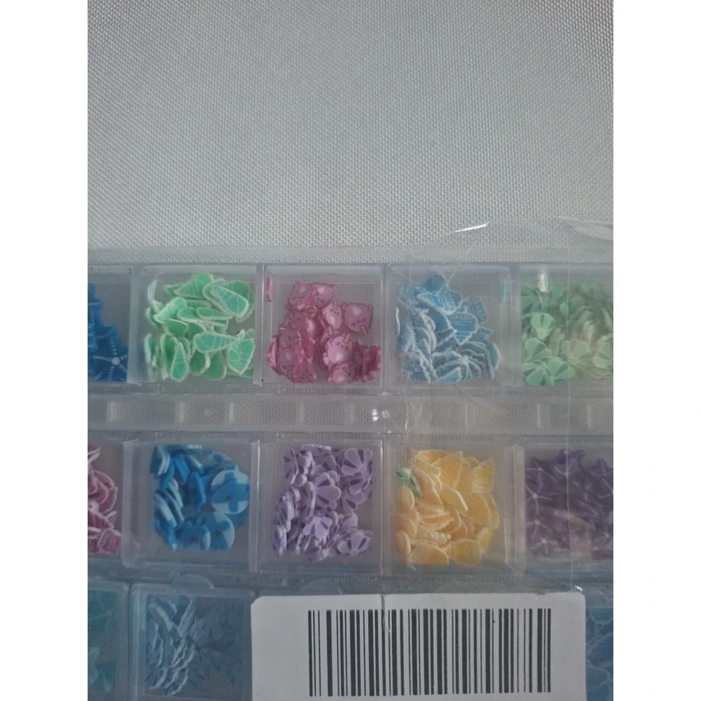 Acrylic Flower Fish‎ Nail Charms Mix